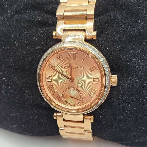 Michael Kors Skylar MK5971 Women's Stainless Steel Analog Dial Watch AM339 - Picture 3 of 11